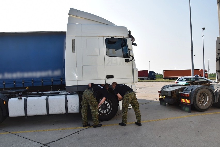 Terespol. Ciężarówka DAF z przerobionym numerem VIN zatrzymana na granicy. Rosjanin próbował wyjechać nią z Polski
