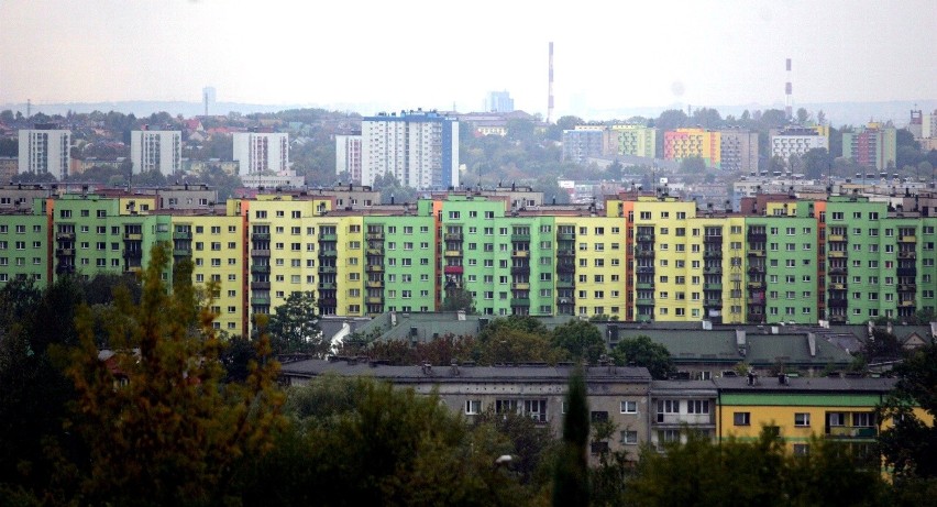 Panorama Zagłębia z Dąbrowy Górniczej - Gołonogu