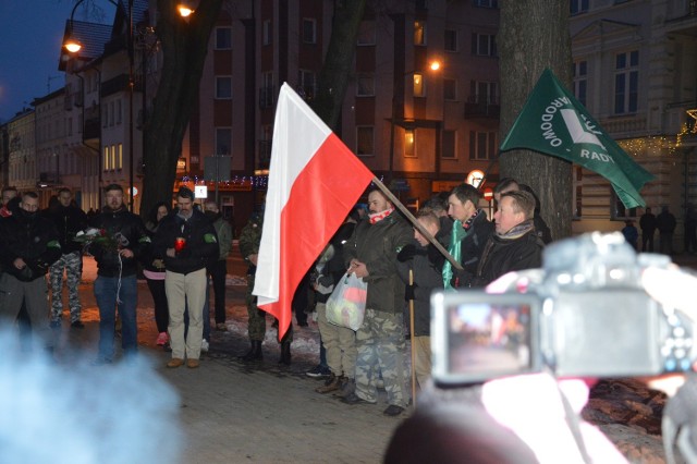 Manifestacja ONR w Ełku. "Ełk wolny od dżihadu" (zdjęcia, wideo)