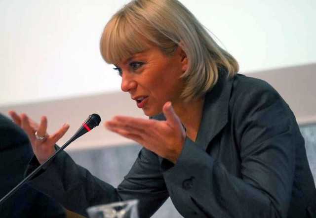 Elżbieta Bieńkowska, minister rozwoju regionalnego.