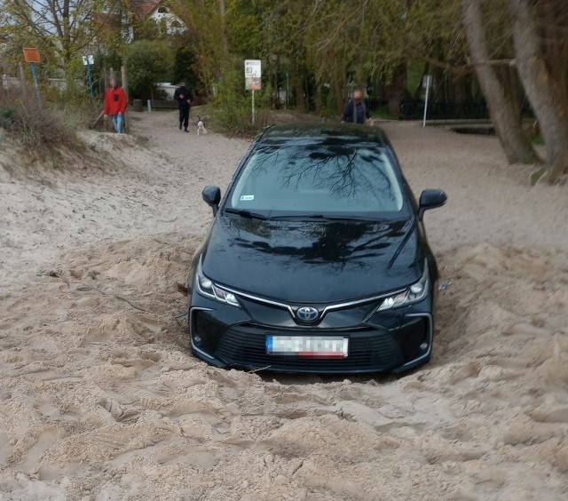 Dwa mandaty dla Gruzina w Gdańsku. Utknął na plaży w Jelitkowie