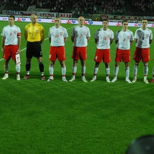 Polacy przed jednym z meczów eliminacyjnych do Euro 2008