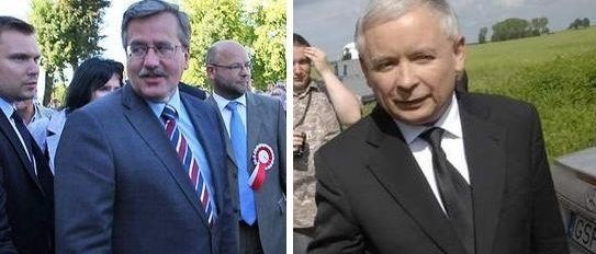 Bronisław Komorowski i Jarosław Kaczyński