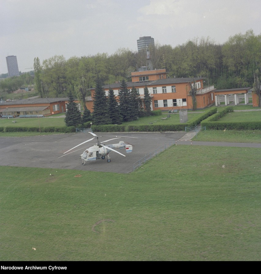 Katowice w latach 90 z lotu ptaka. Tak wyglądał krajobraz miasta ponad 30 lat temu