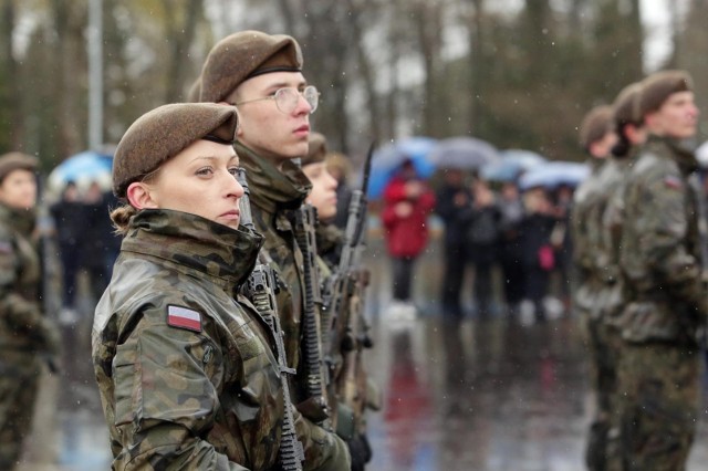 09.04.2022 lublin wot przysiega wojsko armia zolnierz 1 lubelska brygada nz fot. lukasz kaczanowski/polska press