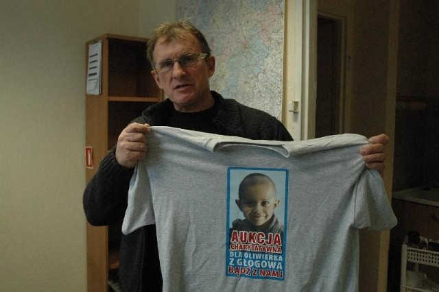 - Organizatorzy niedzielnej imprezy będą ubrani w koszulki ze zdjęciem Oliwierka - mówi Jerzy Górski.