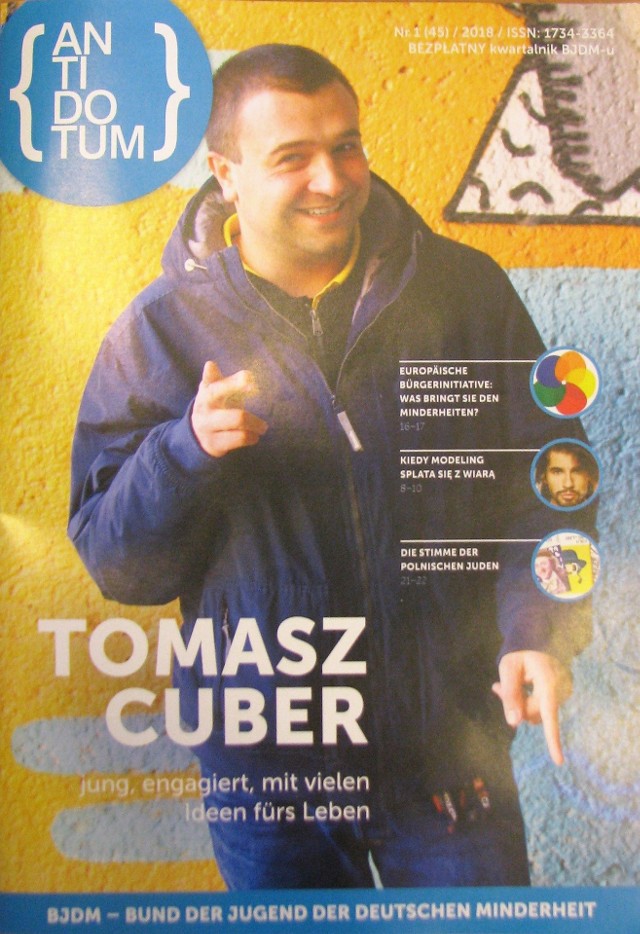 Tomasz Cuber, człowiek, który pozytywnie patrzy na świat.