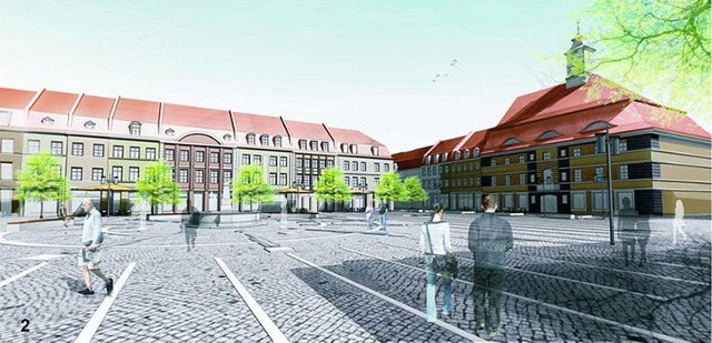 Wielu mieszkańców Krosna Odrzańskiego liczy, że przy okazji rewitalizacji zostanie odbudowana fontanna. Jak widać, ten pomysł znajduje się w już zrealizowanej koncepcji Dolnego Miasta.