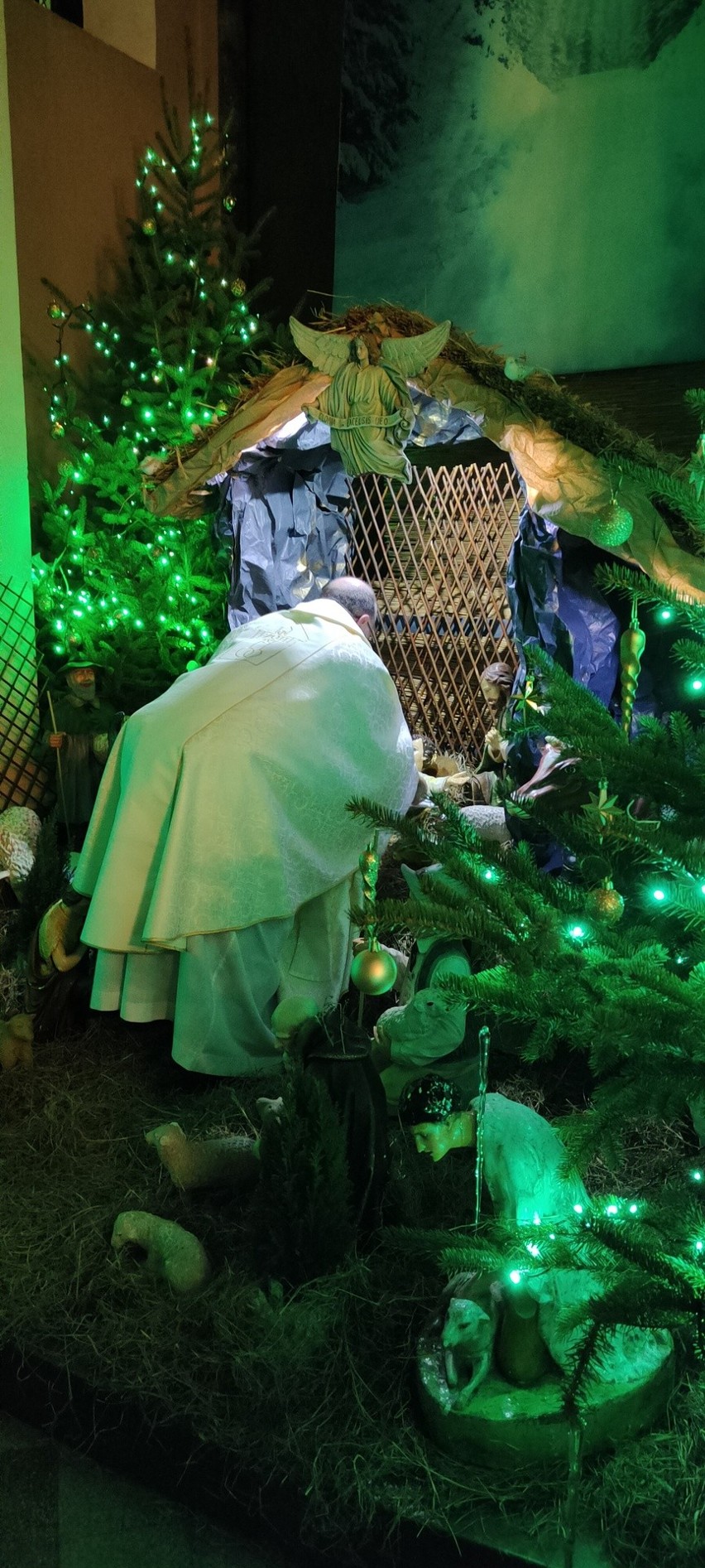 Pasterka w kolegiacie świętego Michała Archanioła w Ostrowcu Świętokrzyskim. Zobacz zdjęcia