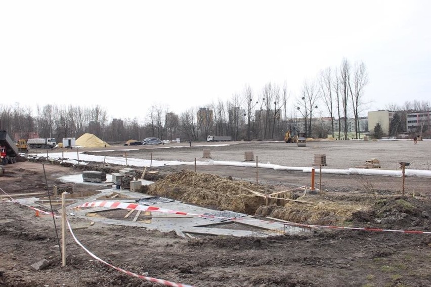 Ruda Śląska: trwa budowa stadionu lekkoatletycznego