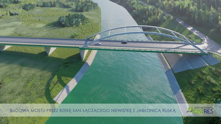 Firma Sarinż z Warszawy wybuduje most na Sanie w gminie Dydnia [WIZUALIZACJE]