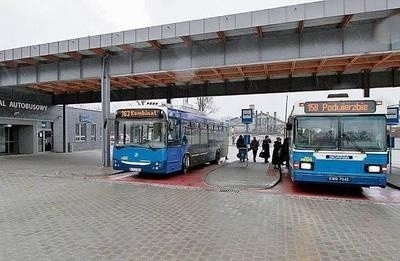 Terminal autobusowy przy ul. Powstańców Wielkopolskich Fot. Anna Kaczmarz