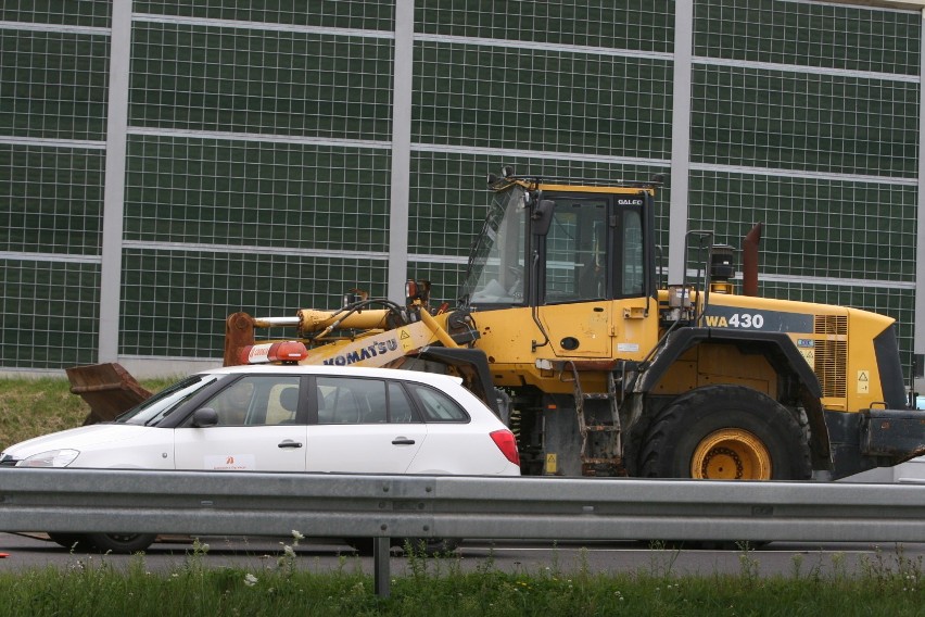 Wypadek na A1 w Bełku