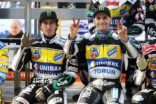 Chris Holder i Tomasz GollobChris Holder i Tomasz Gollob - Unibax Toruń