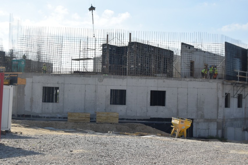 Trwa budowa siedziby nowego sądu rejonowego i prokuratury w Przysusze. Zobaczcie zdjęcia