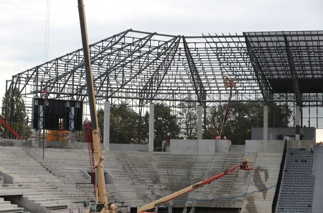 Stadion Pogoni - stan 23 października 2020.