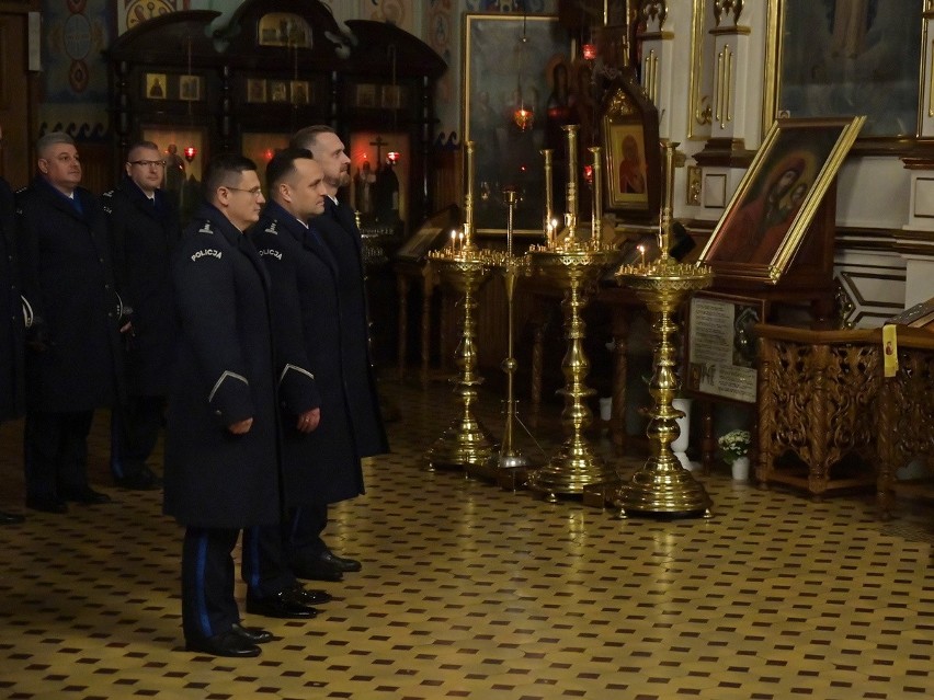 Prawosławne obchody święta patrona policji w Białymstoku