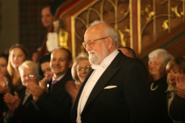 Krzysztof Penderecki poprowadził orkiestrę Filharmonii Rybnickiej
