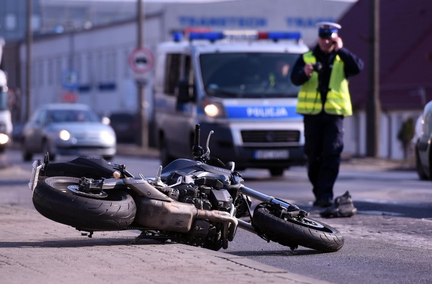 Wypadek na Grunwaldzkiej
Wypadek na Grunwaldzkiej motocykl