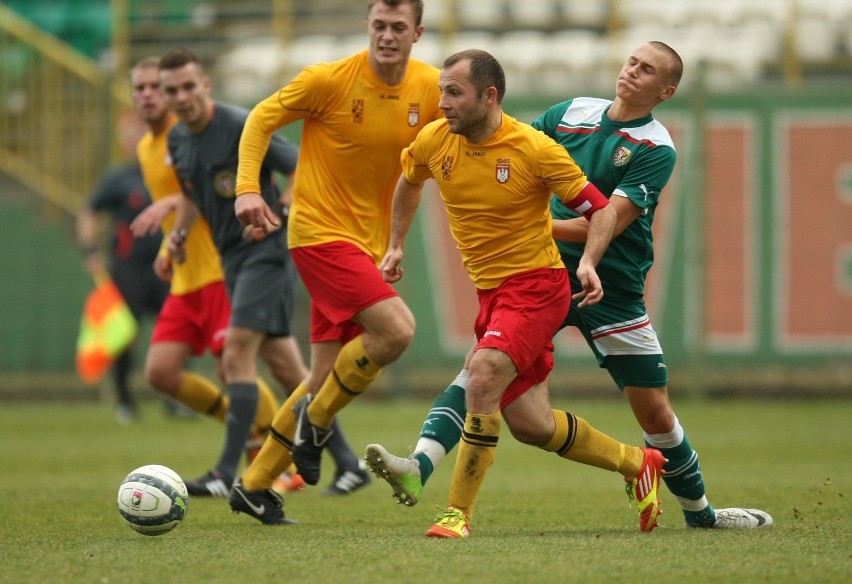 Piłka nożna: Śląsk II - Ślęza Wrocław 0:1 (ZDJĘCIA)