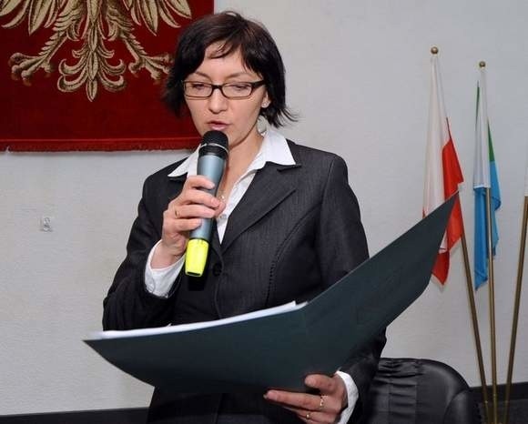 Magdalena Gryko, burmistrz gminy Kępice.