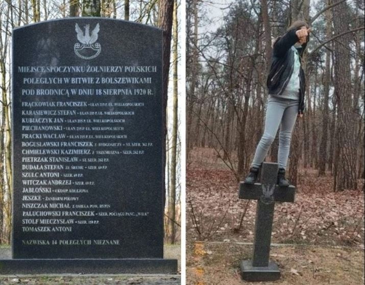  12-latka skakała po grobach żołnierzy w Brodnicy. Jakie konsekwencje?