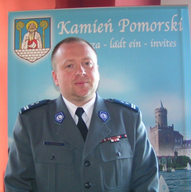 Młodszy inspektor Krzysztof Targoński.