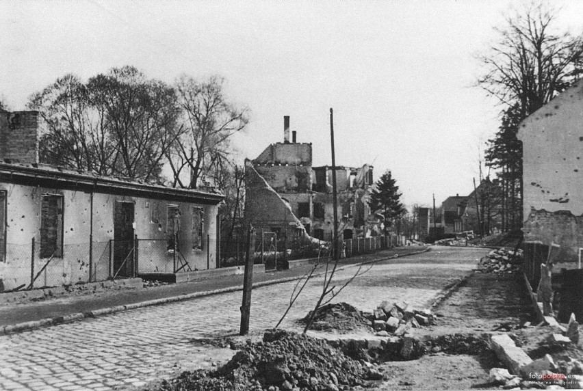 Efekty bombardowania Żar w kwietniu 1944 roku