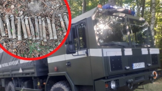 Łącznie znaleziono tu 21 bomb. Na miejsce wezwano patrol saperów.Przejdź do kolejnego zdjęcia --->