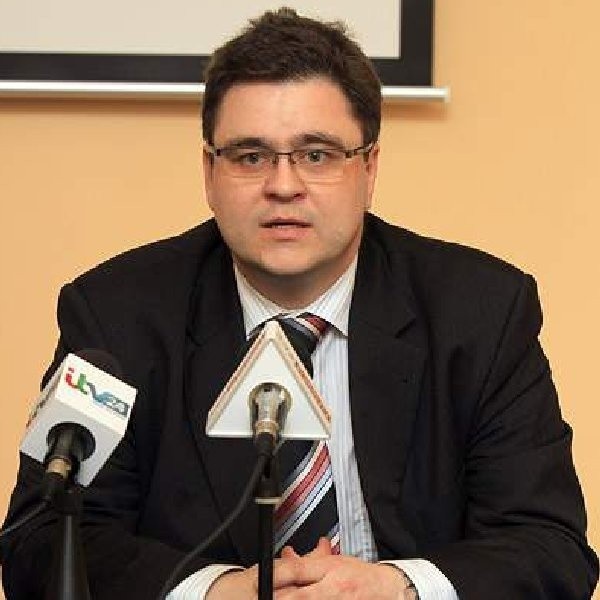 Na zdjęciu Maciej Skwierczyński, tymczasowy szef spółki WKS Zawisza SA.