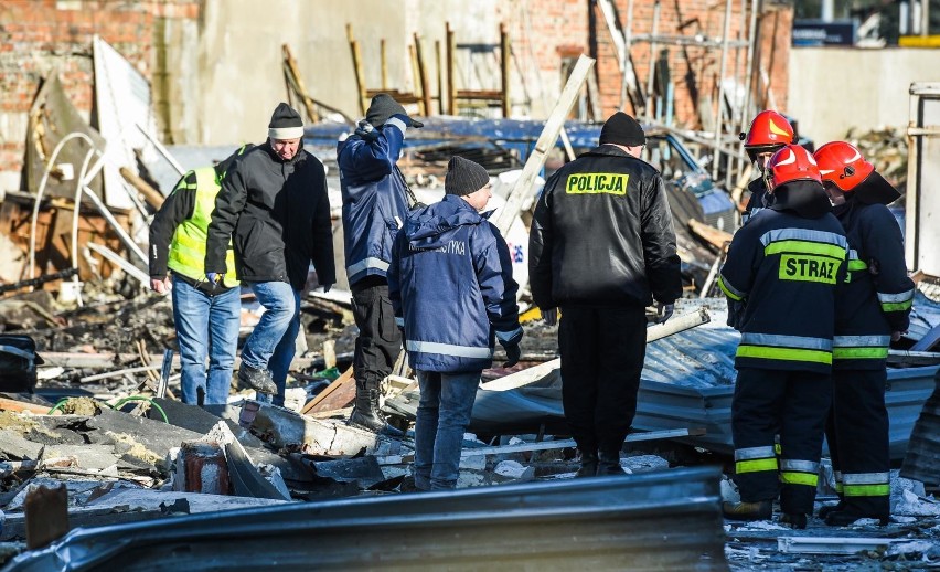 Eksplozja była potężna. Całkowitemu zniszczeniu uległ...