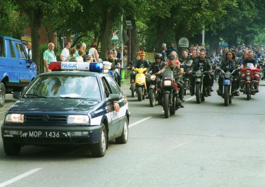 Zlot motocyklowy w Słupsku w 2002 roku