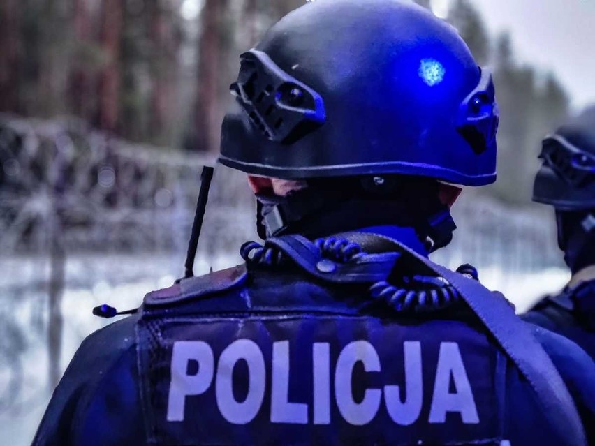 Policjanci z Podlasia dziękują za wsparcie na granicy z Białorusią kolegom z Oddziału Prewencji z Rzeszowa [ZDJĘCIA]