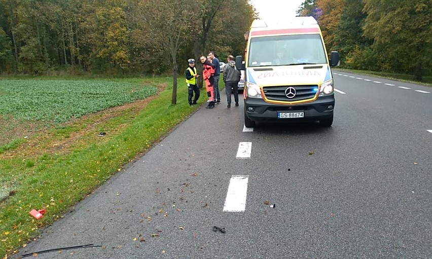 W niedzielne przedpołudnie (13.10) na drodze krajowej numer...