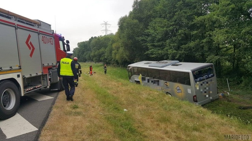 Wypadek ukraińskiego autobusu na 198. kilometrze autostrady...