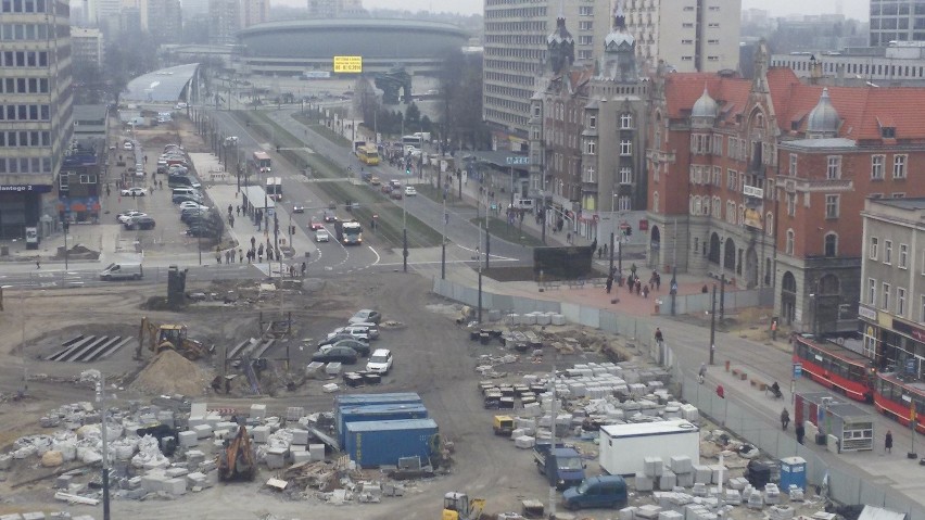 Przebudowa centrum Katowic, remont alei Korfantego