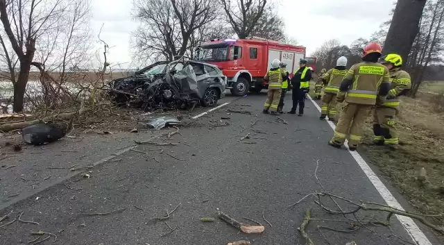 Do tragicznego wypadku doszło w Nowy Rok na trasie DK 22 Kostrzyn nad Odrą - Słońska.