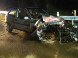 Groźny wypadek koło Krzeszyc. Na drodze krajowej nr 22 zderzyły się dwa auta 