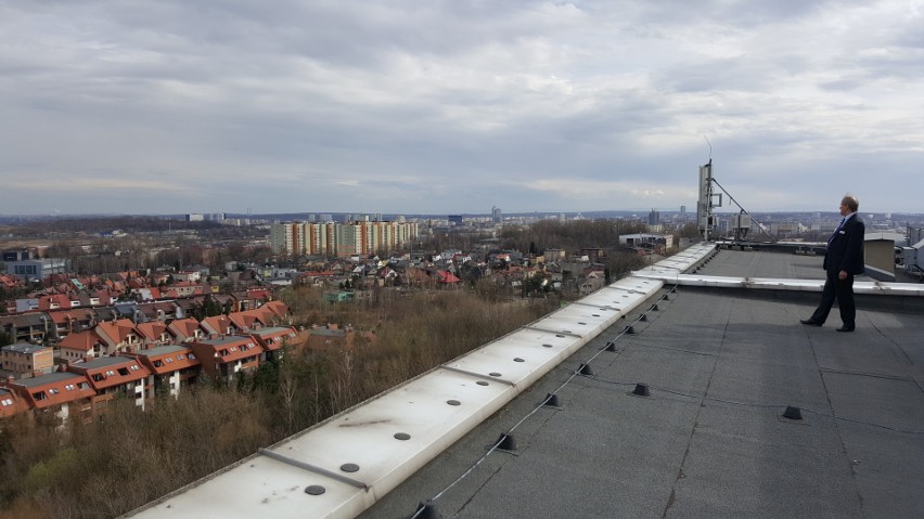 Widok z dachu 11-piętrowego Hotelu Park Inn by Radisson w...