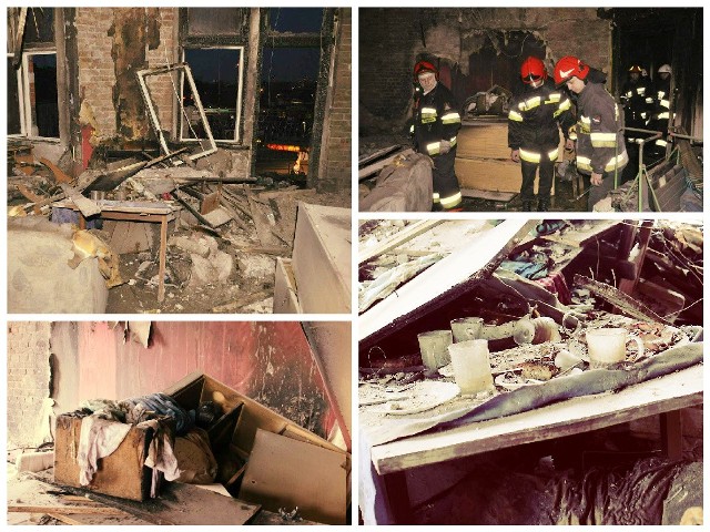 Trwa liczenie strat po pożarze, który wybuchł w zabytkowej kamienicy przy Focha 24 w Grudziądzu z piątku na sobotę. Zniszczeniu uległo w sumie 7 lokali i klatka schodowa.