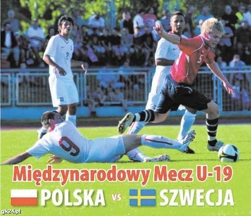 Plakat meczu Polska -Szwecja