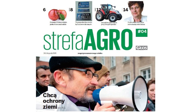 Bezpłatna Strefa AGRO w kioskach z papierowym wydaniem Głosu w czwartek, 26 listopada.