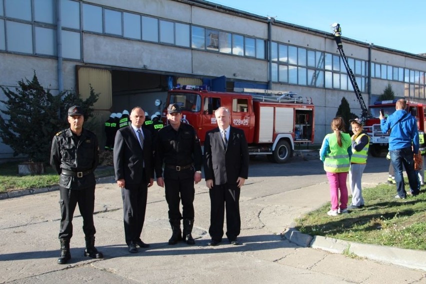 Ćwiczenia dla strażaków - ochotników zorganizowano w...