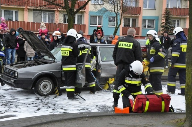 Akcja strażaków w Praszce.