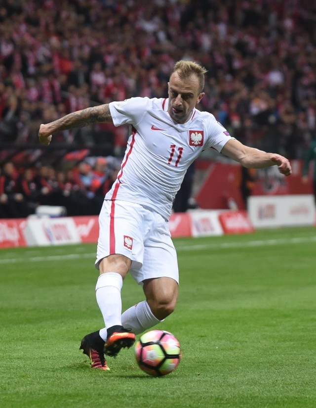 W meczu z Danią Kamil Grosicki zagrał bardzo dobrze