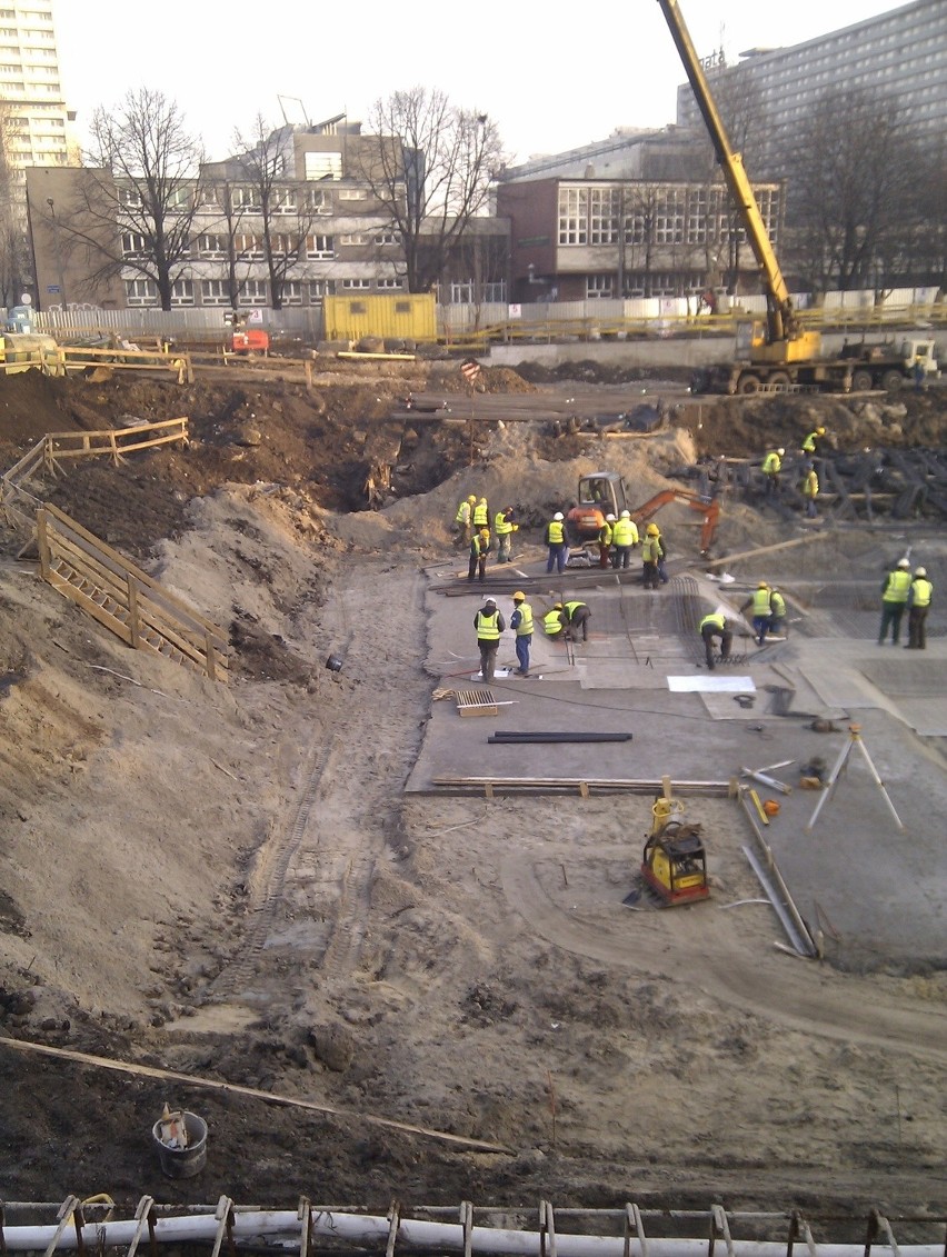 Budowa Supersamu w Katowicach