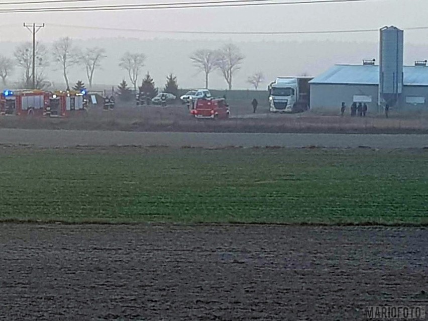 Brzęczkowice. Pojemniki z odpadami poprodukcyjnymi w...