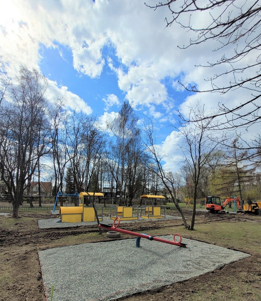 Kraków. Zmienia się plac zabaw w Parku Maćka i Doroty