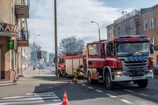 Do pożaru doszło około południa w Poznaniu.