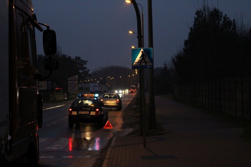 Do wypadku na ul. Warszawskiej doszło przed godz. 7.